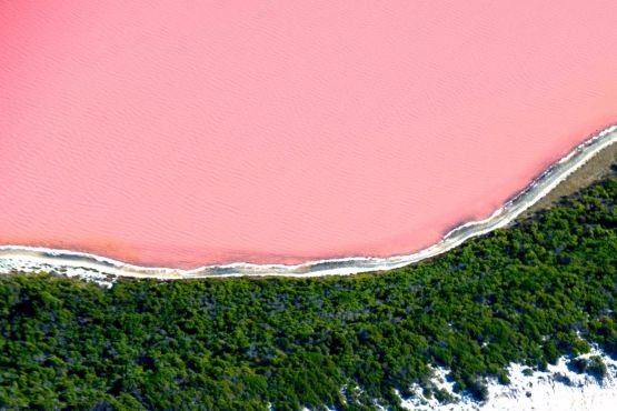 australie culture lac rose