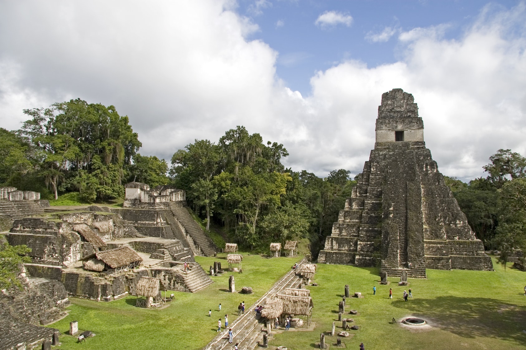 jaguar pyramid and ruins